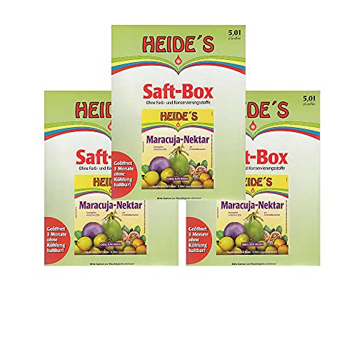 Maracuja-Nektar 25% 3er-Pack, 3 x 5 Liter von Heides-BiB