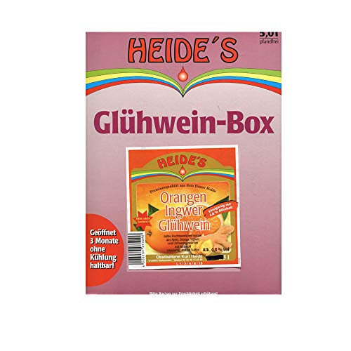 Orange-Ingwer-Glühwein 4,8% Alc, 5 Liter von Heides-BiB