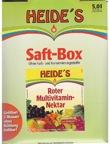 Roter Multivitamin-Nektar, 5 Liter von Heides-BiB