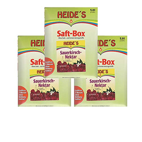 Sauerkirsch-Nektar 3er-Pack, 3 x 5 Liter von Heides-BiB