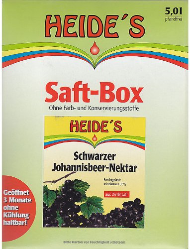 Schwarzer Johannisbeer-Nektar, 5 Liter von Heides-BiB