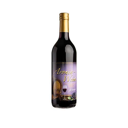 Aronia-Wein 9,5% Alc, 12 x 0,75 l-Flasche - pfandfrei - von Heides-Bottle
