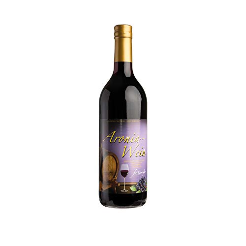 Aronia-Wein 9,5% Alc., 12 x 0,75 l-Flasche - pfandfrei - von Heides-Bottle