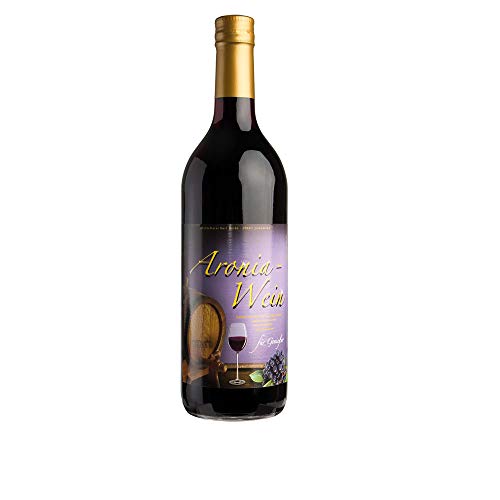 Aronia-Wein 9,5% Alc., 6 x 0,75 l-Flasche - pfandfrei - von Heides-Bottle