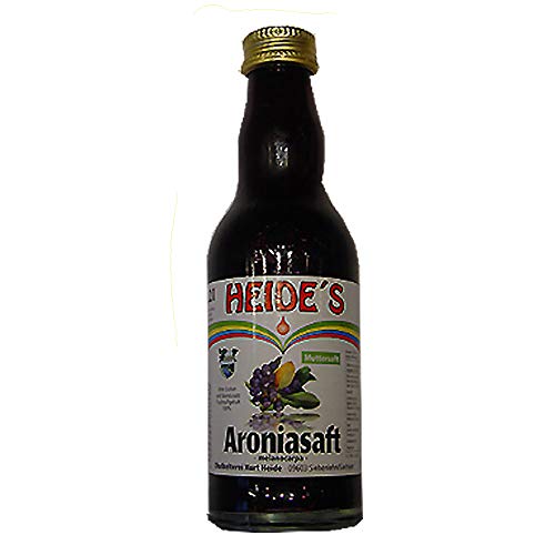 BOMSaft Aronia-Muttersaft, 12 x 200ml - inkl. 0,15 EUR Pfand - von Heides-Bottle