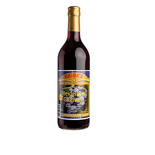 Heidelbeerglühwein 9,5% Alc., 2 x 6 x 0,75 l-Flasche - pfandfrei - von Heides-Bottle