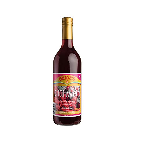 Himbeerglühwein 9,5% Alc., 2 x 6 x 0,75 l-Flasche - pfandfrei - von Heides-Bottle