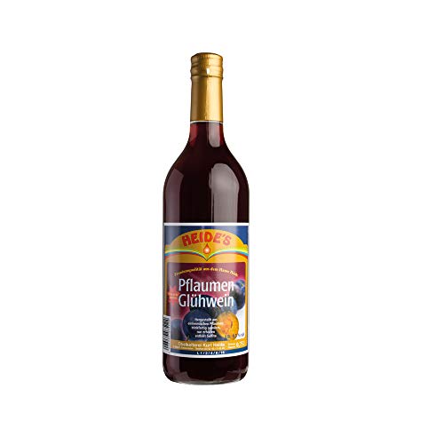 Pflaumenglühwein 9,5% Alc., 2 x 6 x 0,75 l-Flasche - pfandfrei - von Heides-Bottle