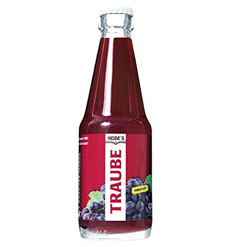 Roter Traubensaft, 24 x 200ml - pfandfrei - von Heides-Bottle