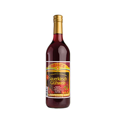 Sauerkirschglühwein 9,5% Alc., 2 x 6 x 0,75 l-Flasche - pfandfrei - von Heides-Bottle