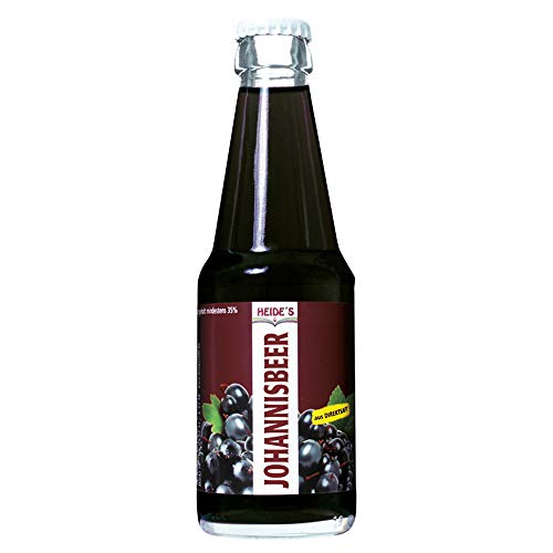 Schwarzer Johannisbeer-Nektar, 12 x 200ml - inkl. 0,15 EUR Pfand von Heides-Bottle