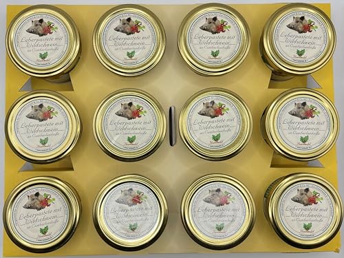 12er Tray Leberpastete mit Wildschwein an Cumberlandsoße 12er Tray Leberpastete mit Wildschwein an Cumberlandsoße von Heidewild