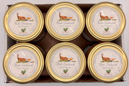 6er Tray Reh-Gulasch mit Cognac von Heidewild