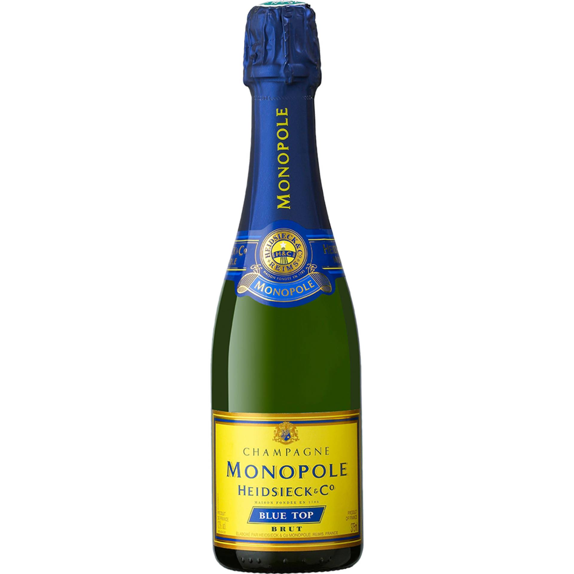Champagne Heidsieck Monopole Blue Top, Brut, Champagne AC, 0,375L, Champagne, Schaumwein von Heidsieck Monopole & Co., 51100 Reims, France