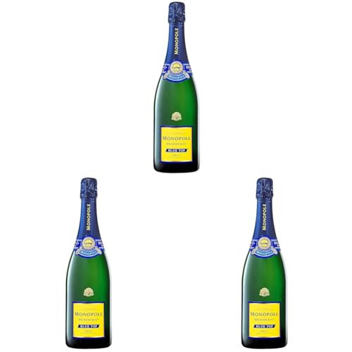 Champagne Heidsieck & Co. Monopole Blue Top Brut (1 x 0.75 l) (Packung mit 3) von Heidsieck & Co. Monopole