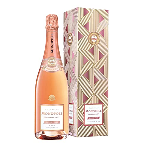 Heidsieck & Co. Monopole Rosé Top Brut Champagner mit Geschenkverpackung, 750ml (1er Pack) von Heidsieck & Co. Monopole