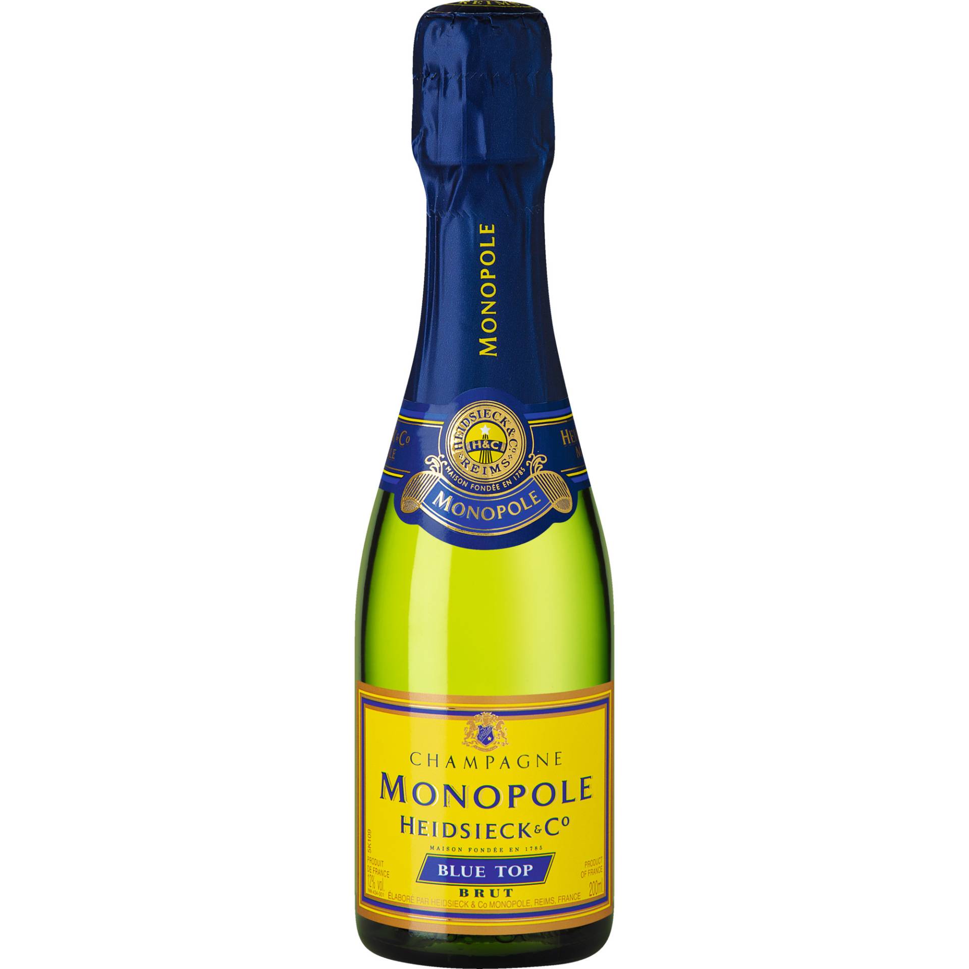 Champagne Heidsieck Blue Top, Brut, Champagne AC, 0,2 L, Champagne, Schaumwein Champagne Heidsieck Blue Top, Brut, Champagne AC, 0,2 L, Champagne, Schaumwein von Heidsieck & Monopole, Reims, France