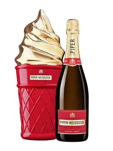 Piper-Heidsieck Cuvée Brut Ice Cream Limited Edition 0,75l (12% Vol.) Geschenkverpackung mit Flaschenkühler Champagner von Liakai