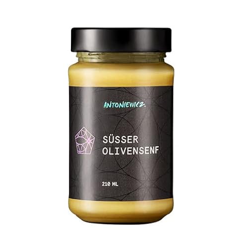 Olivensenf, süßer Senf mit kandierten Oliven, von Heiko Antoniewicz, 210 ml von Heiko Antoniewicz