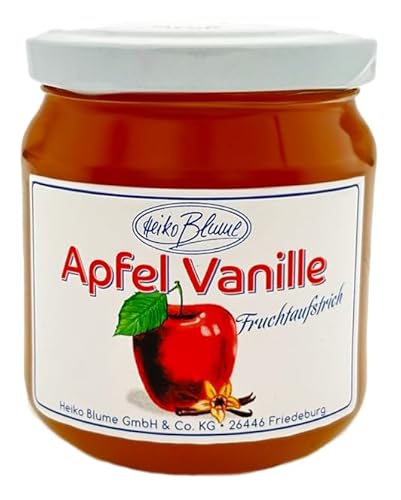 Apfel Vanille Fruchtaufstrich 250 g – Fruchtige Frische trifft feine Bourbon-Vanille von Heiko Blume