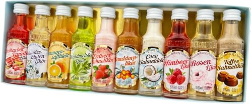 Heiko Blume Likör Geschenkset – Exklusive Auswahl edler Mini-Liköre im 10er-Pack (Frühlings-Kollektion) von Heiko Blume