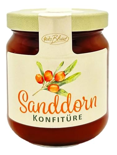 Heiko Blume Sanddorn Konfitüre - 250g - Premium Konfitüre mit 45% Fruchtanteil - Vegan von Heiko Blume