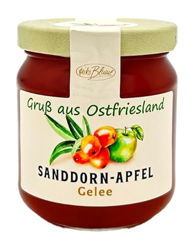 Sanddorn-Apfel Gelee 250g – Fruchtiger Genuss aus Ostfriesland von Heiko Blume
