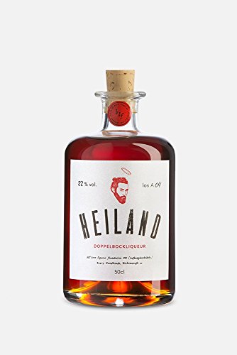 Heiland Doppelbockliqueur Likör Doppeblocklikör Bierlikör Bierschnaps 0,5l 22%vol.alc. Craft von Heiland