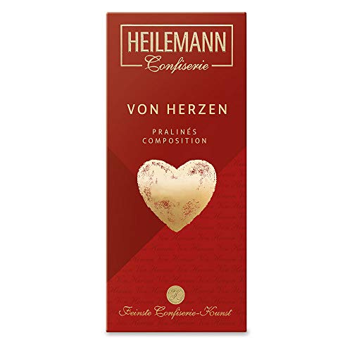 Heilemann „Von Herzen“ Schokoladen-Geschenk (Pralinen mit Alkohol) von Heilemann Confiserie