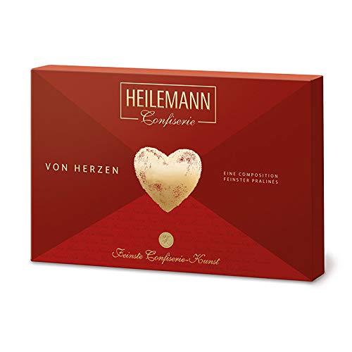 Heilemann „Von Herzen“ Schokoladen-Geschenk (Pralinen ohne Alkohol) von Heilemann Confiserie