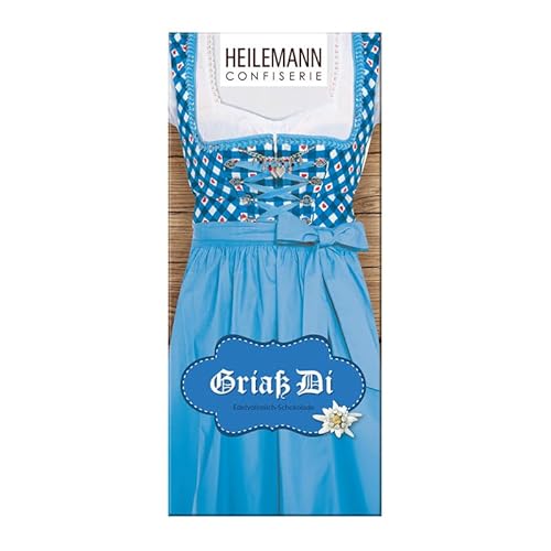 Heilemann Alpenserie Oktoberfest Bayern (Dirndl Tafelschkokolade, 80 g) von Heilemann Confiserie