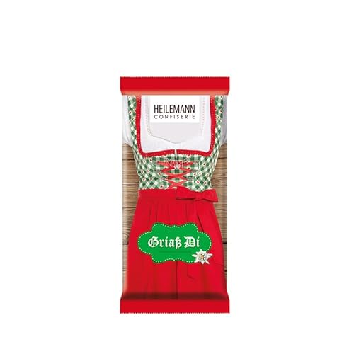 Heilemann Alpenserie Oktoberfest Bayern (Dirndl Tafelschokolade, 37 g) von Heilemann Confiserie