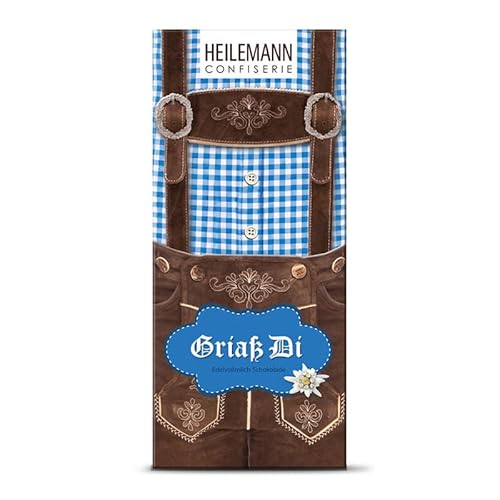 Heilemann Alpenserie Oktoberfest Bayern (Lederhose Tafelschokolade, 80 g) von Heilemann Confiserie