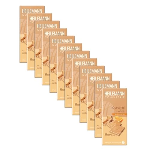 Heilemann Caramel Blond Chocolate Orange, 12 x 80 g von Heilemann Confiserie