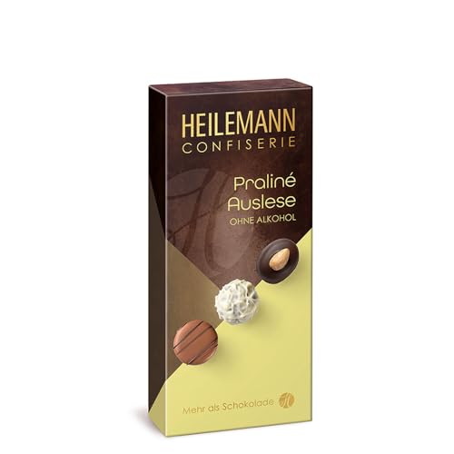 Heilemann Confiserie Pralinen Composition, 8er-Pralinen-Packung (Praliné-Auslese ohne Alkohol, 95g) von Heilemann Confiserie