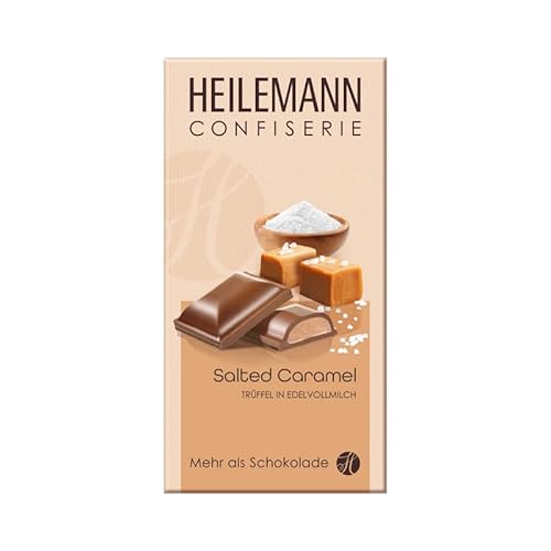 Heilemann Salted Caramel-Trüffel in Edelvollmilch-Schokolade, 100 g – Süß-Salzige Karamell-Ganache in Vollmilchschokolade – Mit Alkohol Heilemann Salted Caramel-Trüffel in Edelvollmilch-Schokolade, 100 g – Süß-Salzige Karamell-Ganache in Vollmilchschokolade – Mit Alkohol von Heilemann Confiserie