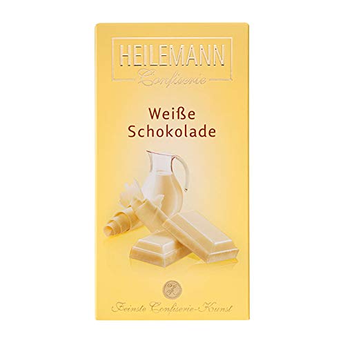 Heilemann Confiserie Schokolade, pure Tafeln, 100 g (Weiße Schokolade) von Heilemann Confiserie