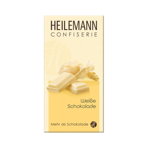 Heilemann Confiserie Schokolade, pure Tafeln, 100 g (Weiße Schokolade) von Heilemann Confiserie