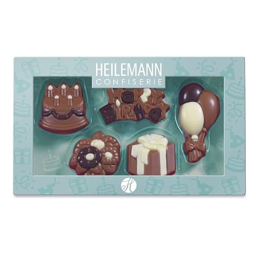 Heilemann Geschenkpackung "Geburtstag" Schokoladenfiguren | 100g von Heilemann Confiserie