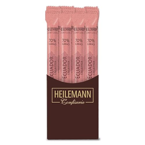 Heilemann Ursprungs-Schokolade Stick Ecuador 70%, 24 x 40 g von Heilemann Confiserie