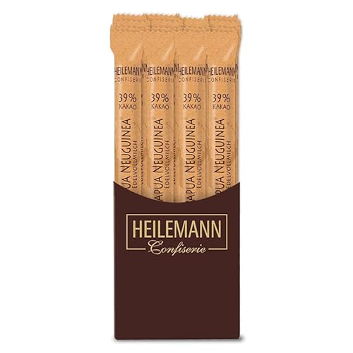 Heilemann Ursprungs-Schokolade Stick Papua Neuguinea 39%, 24 x 40 g von Heilemann Confiserie