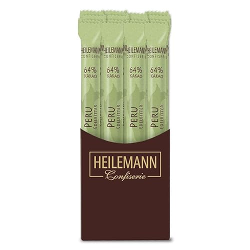 Heilemann Ursprungs-Schokolade Stick Peru 64%, 24 x 40 g von Heilemann Confiserie