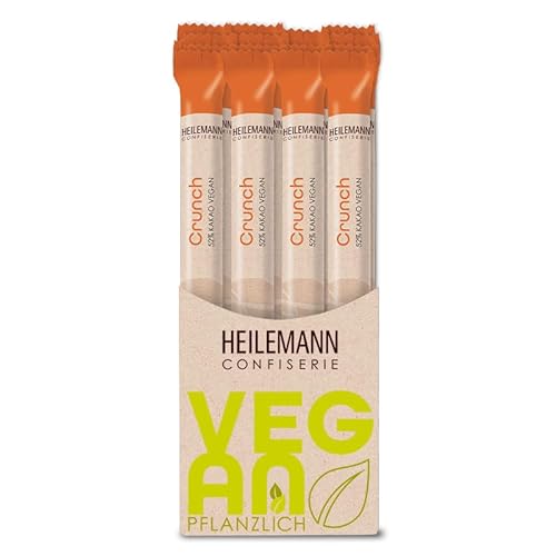 Heilemann Vegane Schokolade, Schoko-Stick Krokant "Crunch", 24 x 40 g von Heilemann Confiserie