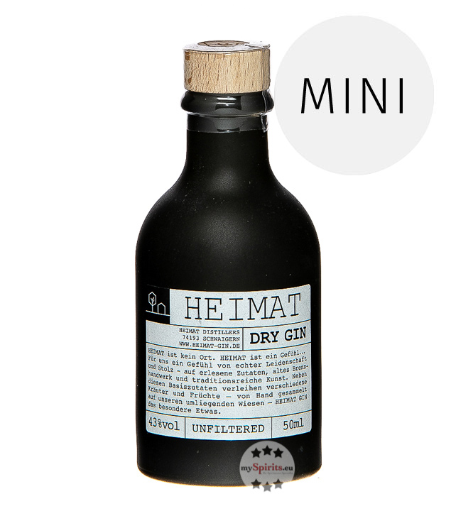 Heimat Dry Gin  (43 % Vol., 0,05 Liter) von Heimat Distillers