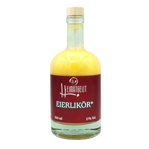 Eierlikör 500ml 17% vol. mit Rum verfeinert Eierlikör 500ml 17% vol. mit Rum verfeinert von Heimatgeist