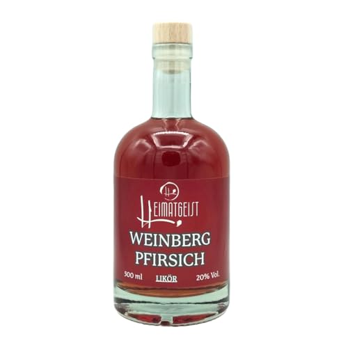 Roter Weinbergpfirsichlikör 500ml, 20% vol. Roter Weinbergpfirsichlikör 500ml, 20% vol. von Heimatgeist