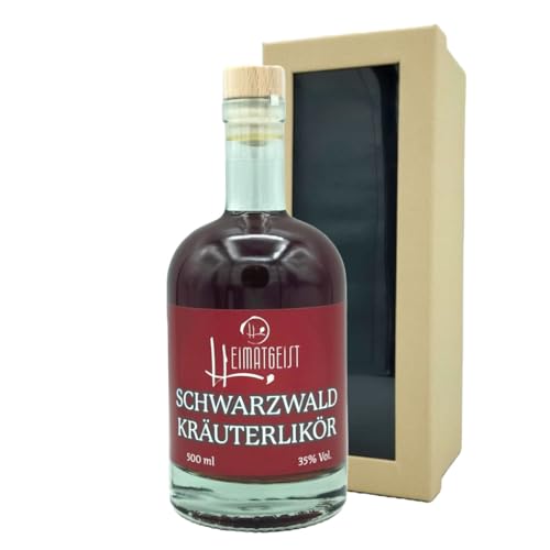 Schwarzwald Kräuterlikör 500 ml 35% Vol. dekorativ verpackt Schwarzwald Kräuterlikör 500 ml 35% Vol. dekorativ verpackt von Heimatgeist