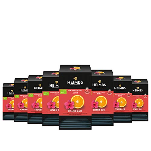 HEIMBS Bio Vitamin Oase, 20 Pyramidenbeutel, 8er Pack von HEIMBS