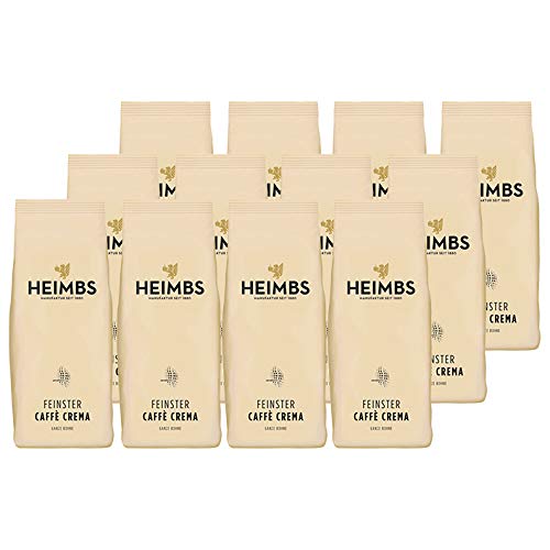 HEIMBS Feinster Caff? Crema, 500g ganze Bohne, 12er Pack von Heimbs