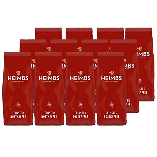 HEIMBS Gastronomie Mischung Feinster R?stkaffee, 500g ganze Bohne, 12er Pack von Heimbs